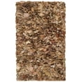 thumbnail image 6 of SAFAVIEH Rio Cassandra Confetti Polyester Shag Area Rug, Natural/Multi, 2'6" x 4', 6 of 7