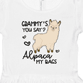 thumbnail image 4 of Inktastic Grammy's You Say Alpaca My Bags Girls Toddler Dress, 4 of 5