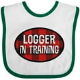 thumbnail image 3 of Inktastic Future Logger in Training Boys Baby Bib, 3 of 4