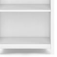 thumbnail image 3 of Pemberly Row Solid Wood 72 inch x 26 inch Transitional 5 Shelf Bookcase in White, 3 of 8