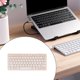 thumbnail image 5 of Teclado con cable de 78 teclas, ideal para regalar, práctico, compacto, moderno, silencioso. rosa, 5 of 9