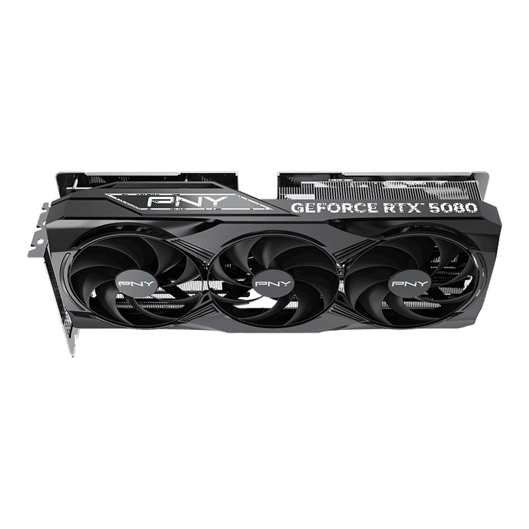 PNY GeForce RTX™ 5080 16GB Overclocked Triple Fan GPU DLSS4 PNY GeForce RTX™ 5080 16GB Overclocked Triple Fan GPU DLSS4