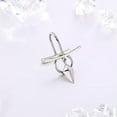 thumbnail image 5 of QQTDFG 1 Piece Stainless Steel Wrap Lip Cuff Fake Labret Lip Piercing Punk Face Jewelry-Style 3, 5 of 6