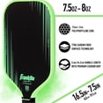 thumbnail image 3 of Franklin Sports Signature Series Pro Pickleball Paddle - 13mm Core - Green - Elongated, 3 of 6
