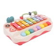 thumbnail image 3 of Piano Keyboard Toy, Cake Appearence 8 Keys Cartoon Piano Toy  For Kindergarten Red, 3 of 8