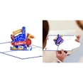 thumbnail image 2 of Geemin Thoughtfuls 3D Blessing Card for Father Day Creative Greetings Card for Father Day 3D Gift Card Expresses Love to with Envelope Creative Card, 2 of 8