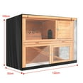 thumbnail image 3 of 4FT Rabbit Hutch Cover Double Decker Pet Bunny Cage Waterproof Dustcover Outdoor Garden Patio, 3 of 7