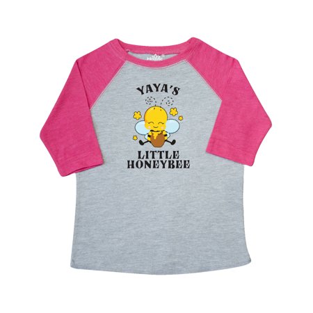 

Inktastic Cute Bee Yaya s Little Honeybee with Stars Gift Toddler Boy or Toddler Girl T-Shirt