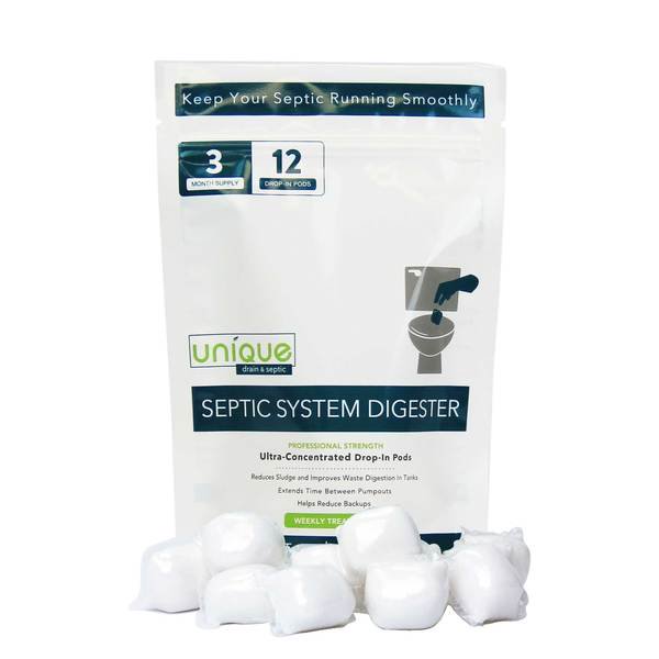 Unique Septic System Digester 12 Weekly Septic Treatment DropIn Pods 3