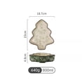 thumbnail image 3 of Ceramic Pie Wide Noodles Baking Plate Creative Design Non Stick Oven Baking Plate, 800ML, 3 of 5