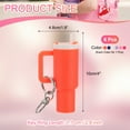 thumbnail image 2 of Llavero Mini Taza Uxcell, 6 Pcs Soporte para Bálsamo Labial Mini Tumbler Llavero Encantador para Mochila, Bolso, Cartera, Multicolor, 2 of 7
