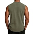 thumbnail image 5 of LWavelet Mens Tank Top Quick Dry Sleeveless Athletic Under Shirt Gym Workout Running Beach Swim Muscle Tee Summer Loose Fit, 5 of 7