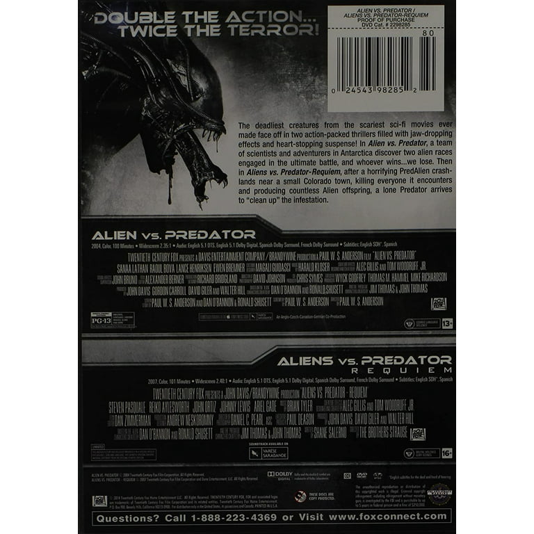 Best Buy: Alien vs. Predator/Aliens vs. Predator: Requiem [WS] [Unrated] [2  Discs] [DVD]