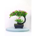 thumbnail image 2 of 1pc Artificial Potted Plant, Modern Plastic Artificial Mini Plant Small Pot For Home Decoration, 2 of 4