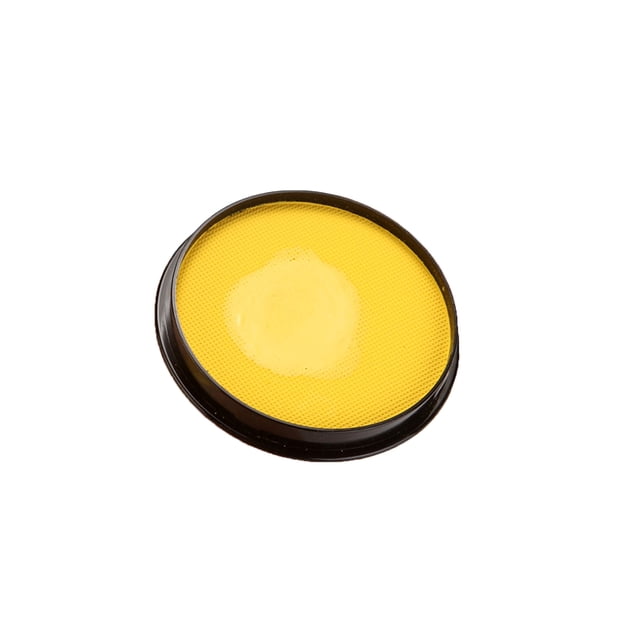 Trayknick Body Painting Portable Small Even Color Bright-colored Long Lasting Wide Application Quick Dry Water Activated Vibrant Face Body Paint for Outdoor Yellow