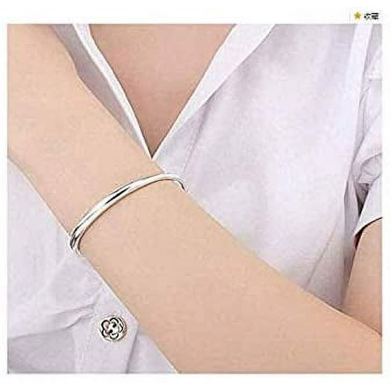 アクセサリー silver 925 simple design bangle 925 Silver Simple Design Bangle – Minimal & Timeless – 925