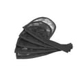 thumbnail image 1 of 5pcs Hair Net for Making Ponytail Weaving Net Hair Afro Net Wig Caps Hair Accessories black, 1 of 9