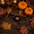 thumbnail image 6 of Halloween Pet Horn Hat, Pumpkin Devil & Viking Horn Costume Headwear, Adjustable Festive Party Photo Props for Small Medium Dogs Cats, 6 of 7