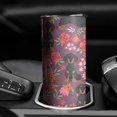 thumbnail image 3 of 20oz Dachshund Dog and Flower Floral Skinny Tumblers Stainless Steel Tumbler with Lid and Straw,Vacuum Insulated Double Wall Travel Tumbler Cups with Cleaning Brush for Coffee,Tea, 3 of 6
