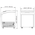 thumbnail image 2 of 5.6 cu. Ft. Capacity Glass Top Novelty Ice Cream Freezer, 2 of 4