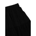 thumbnail image 2 of Forever 21 Chiffon Tiered Maxi Skirt, Color-Black, Size-S, 2 of 4