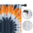 thumbnail image 4 of Blackout Kids Curtains,Orange Black White Tie Dye Mandala Pattern Childrens Insulated Curtains Set Of 2,Bedroom Essentials,Toddler Room Decor 42"x63", 4 of 5