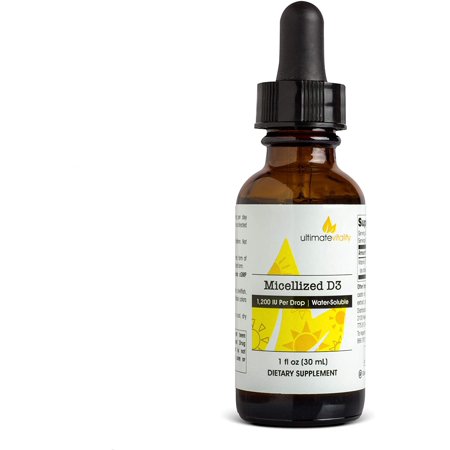 Ultimate Vitality - Micellized Vitamin D3 as Cholecalciferol 1200 IU, 750 Servings - 1 Ounce