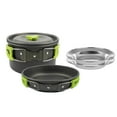 ShYlai Camping Cookware Mess Kit Serves for 23 Person for Hiking