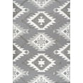 thumbnail image 3 of JONATHAN Y SOUTH BEACH 5 x 8 Area Rug, Sumak Pile Neutral Diamond Kilim - Gray/White/Black, SBH107B-5, 3 of 10