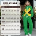 thumbnail image 7 of Yuyamidu Women's Tracksuits Matching Lounge Sets Loungewear 2 Piece Outfits Wide Leg Sweatpants Drawstring Sweatshirt Sweatsuit for Home Travel Sport Soft Comfort Tops Bottoms Set Flag of Jamaica, 7 of 7