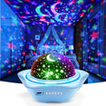 thumbnail image 1 of Kids Fire Night Light Projector, 24 Lighting Modes Bedroom Star Light, 360° Rotation Kids Night Light Star Light, USB Rechargeable Kids Night Light for Bedroom Baby Night Light Blue, 1 of 5