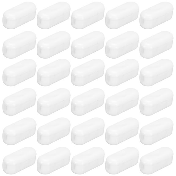 Uxcell Blind Chain Connector for Roman Shades, White 100Pcs for Bead Diameter Less Than 4.5mm