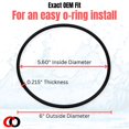 thumbnail image 3 of Captain O-Ring - 68898-32 Replacement O-Rings for 3M AP801, AP801-C, AP802, KemFlo 5000 & 10,000 Series Water Filters 3 Pack, 3 of 7