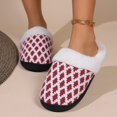 thumbnail image 3 of Women Fluffy Thickened Slippers Arch Support Memory Foam Slippers Comfy Plush Breathable Slippers Winter House Slippers, 3 of 5