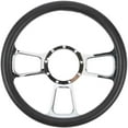 thumbnail image 7 of JEGS Chrome-Plated Billet Aluminum 14 in. Steering Wheel [Lunar Spoke Design], 7 of 7