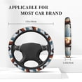 thumbnail image 5 of Fotbe Clear Sky Mountain Red Dragon for Steering Wheel Cover Universal 15 in Car Accessories for Men Women,Steering Wheel Protector Comfortable Protective Case for SUV Sedan Decor, 5 of 8