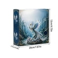 thumbnail image 2 of 17 Piece Phoenix Beaded Diamond Art Kit, Craft Kit for Adults and Kids, Ocean Fantasy Blue Rhinestone Bead Set, Diy Decorative Beads Home Decor, Full Gem Art Supplies for Handmade, 2 of 7