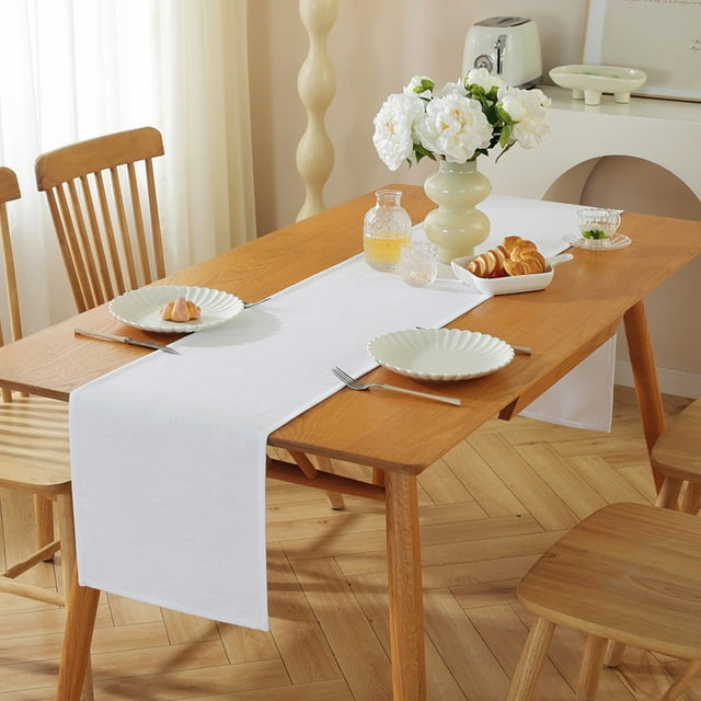 Oefntac Table Flag Woven Tone Color Decoration Long Tablecloth Home