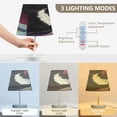 thumbnail image 4 of YAZAOO Table Lamp Creative Cosmic Cat Crew Pattern Simple Pattern Night Light, 4 of 8