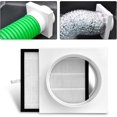 thumbnail image 3 of MoSundi Air Vent Duct Filter Pull-out HEPA Net HEPA Duct Air Filter For PVC Pipes PE Pipes And Aluminum Foil Tubes(160mm), 3 of 5