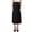Anne Black, variant on Anne Klein Womens Satin Shutter Pleat Midi Skirt