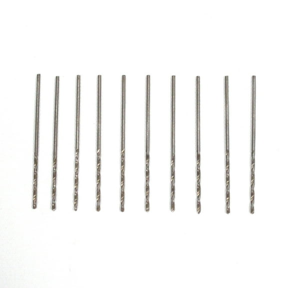 High Speed Steel Drill Bits 1/16 Inch Shank 10pc 57