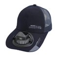 thumbnail image 4 of Gorra de béisbol con ventilador solar, gorra de pesca, gorra de sol para ciclismo, camping y jardinería. Azul 600MA, 4 of 9