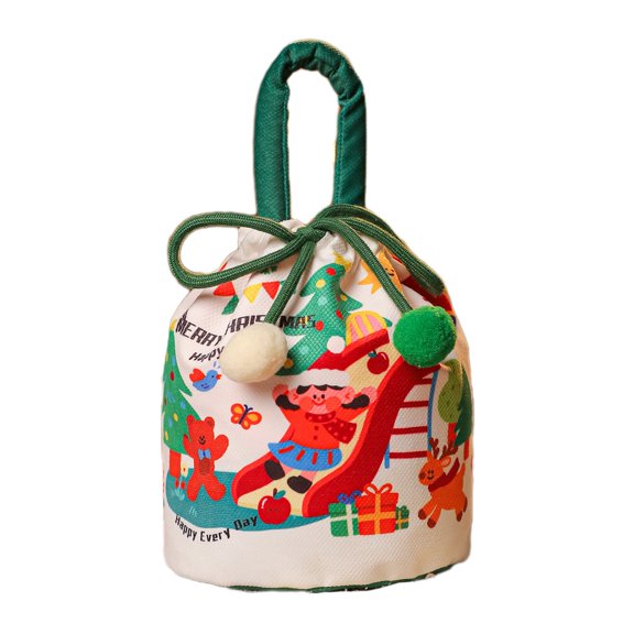 PuSpu Christmas Eve A-pple Packaging Bag A-pple Gift Bag Handheld Candy Bag