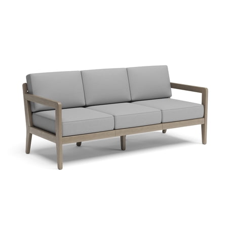 Homestyles Sustain Wood Outdoor Sofa in Gray
