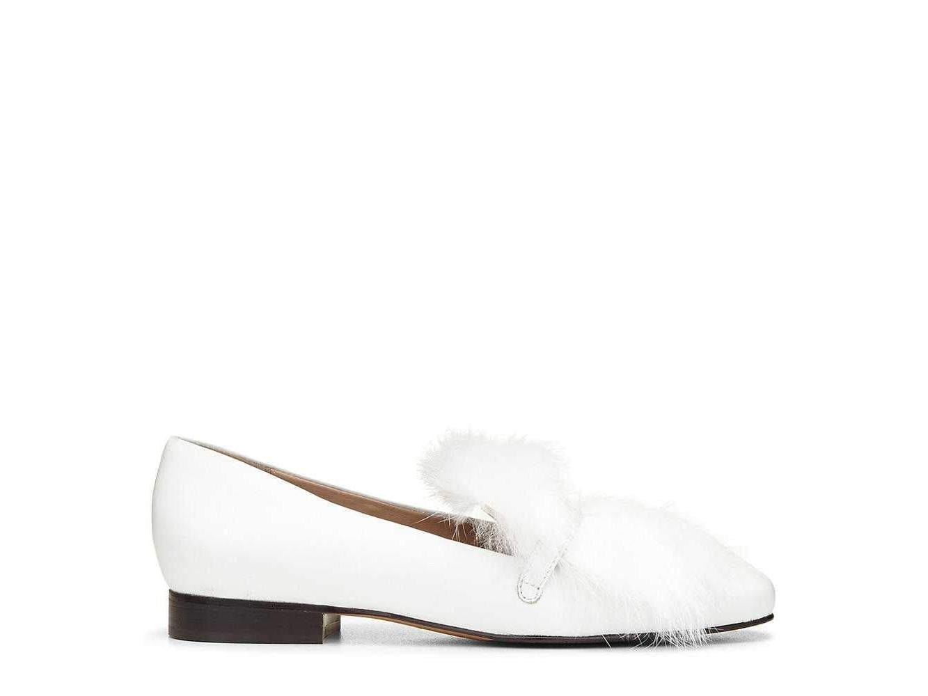 ladies white loafers