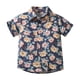 thumbnail image 1 of Odeerbi 6M-13Y Niños Camisa Hawaiana Verano Playa Camisas de Algodón Niños Blusa de Manga Corta Flor Tropical Camisa Estampada Ocio Tops, 1 of 9