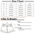 thumbnail image 2 of Levmjia Shorts For Women Plus Size Summer Women Elastic Destroyed Hole Leggings Short Pants Denim Shorts Ripped Jeans, 2 of 3