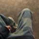 thumbnail image 2 of Pantalones vaqueros a cuadros para hombre, rectos, de vaquero, de moda coreana, elegantes, holgados, de diseñador, de lujo, nuevos, de mezclilla vintage Y 2k suave, 2 of 4