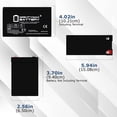 thumbnail image 4 of 12V 7AH F2 SLA Replacement Battery Compatible With Rastar 12V Range Rover, 4 of 13